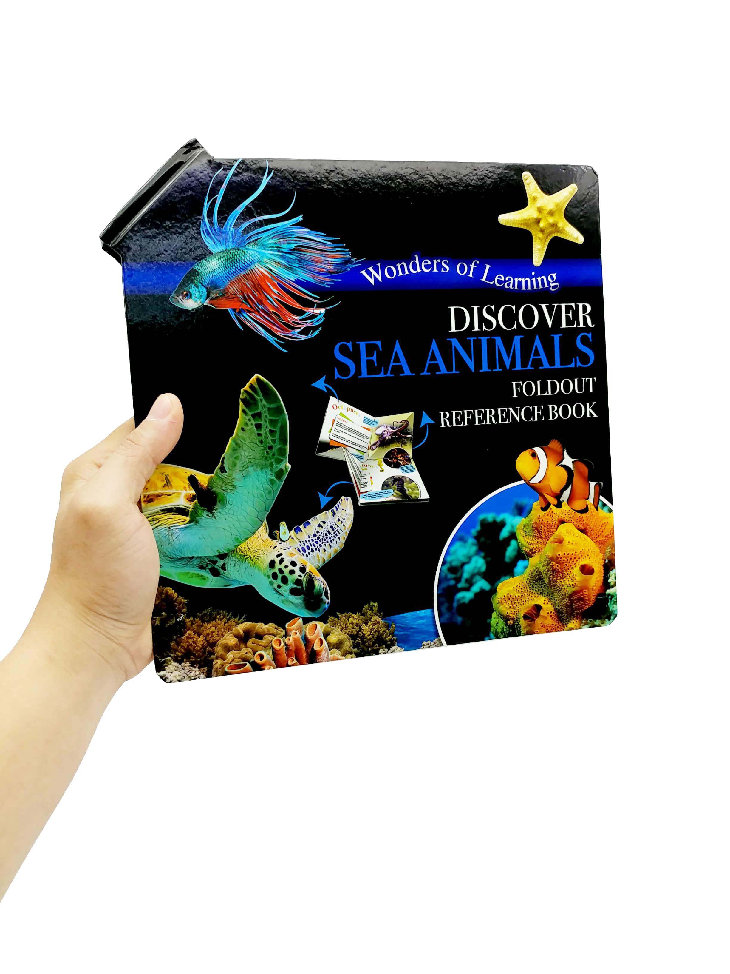 Wonder Of Learning - Discover Sea Animals Foldout Reference Book