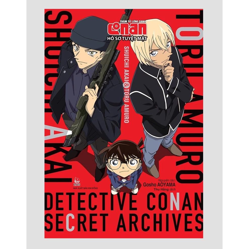 Sách – Thám Tử Lừng Danh Conan – Hồ sơ tuyệt mật SHUICHI AKAI & TORU AMURO – AI HAIBARA - HEIJI HATTORI & KAZUHA TOYAMA