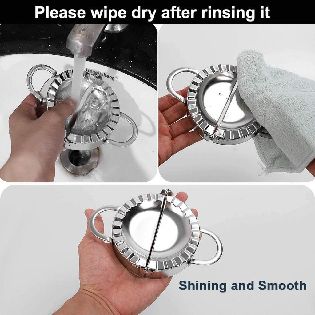 Dụng Cụ Làm Sủi Cảo ANAEAT Bằng Thép Không Gỉ Kiểu Ép Tiện Dụng