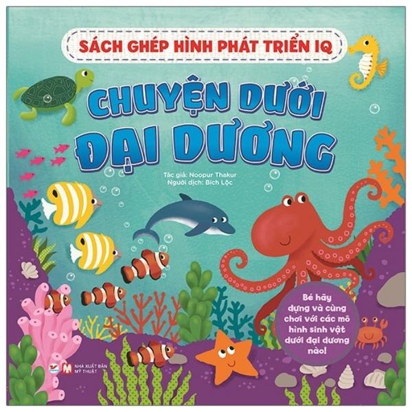 Combo 3 Cuốn Ghép hình phát triển IQ: Chuyện rừng xanh, Chuyện về đại dương, Chuyện về nông trại - Bản Quyền