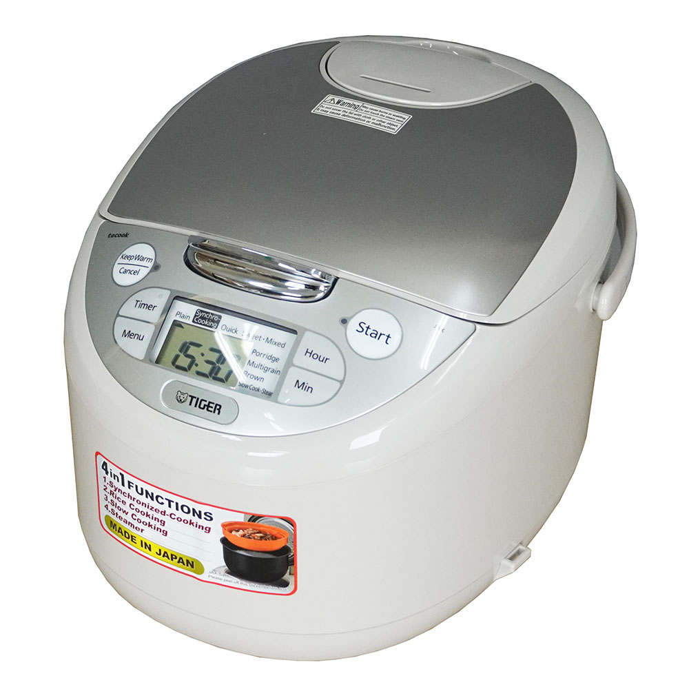 Nồi Cơm Điện Tử Tiger JAX-S18W - 1.8L - Hàng Chính Hãng