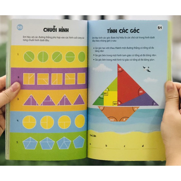 Sách 100 thử thách tư duy logic và 99 thử thách toán học phát triển tư duy iq cho bé - bộ 2 cuốn, in màu ( 6 - 13 tuổi )