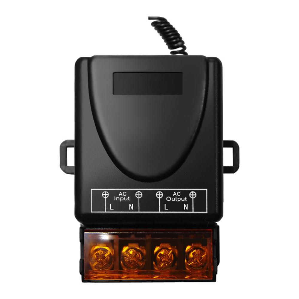 Universal Wireless Remote Switch High Power Fan Ceiling Lamp Relay Switch 30A Relay Module ON/OFF Switch Keyfob Home with LED Indicator