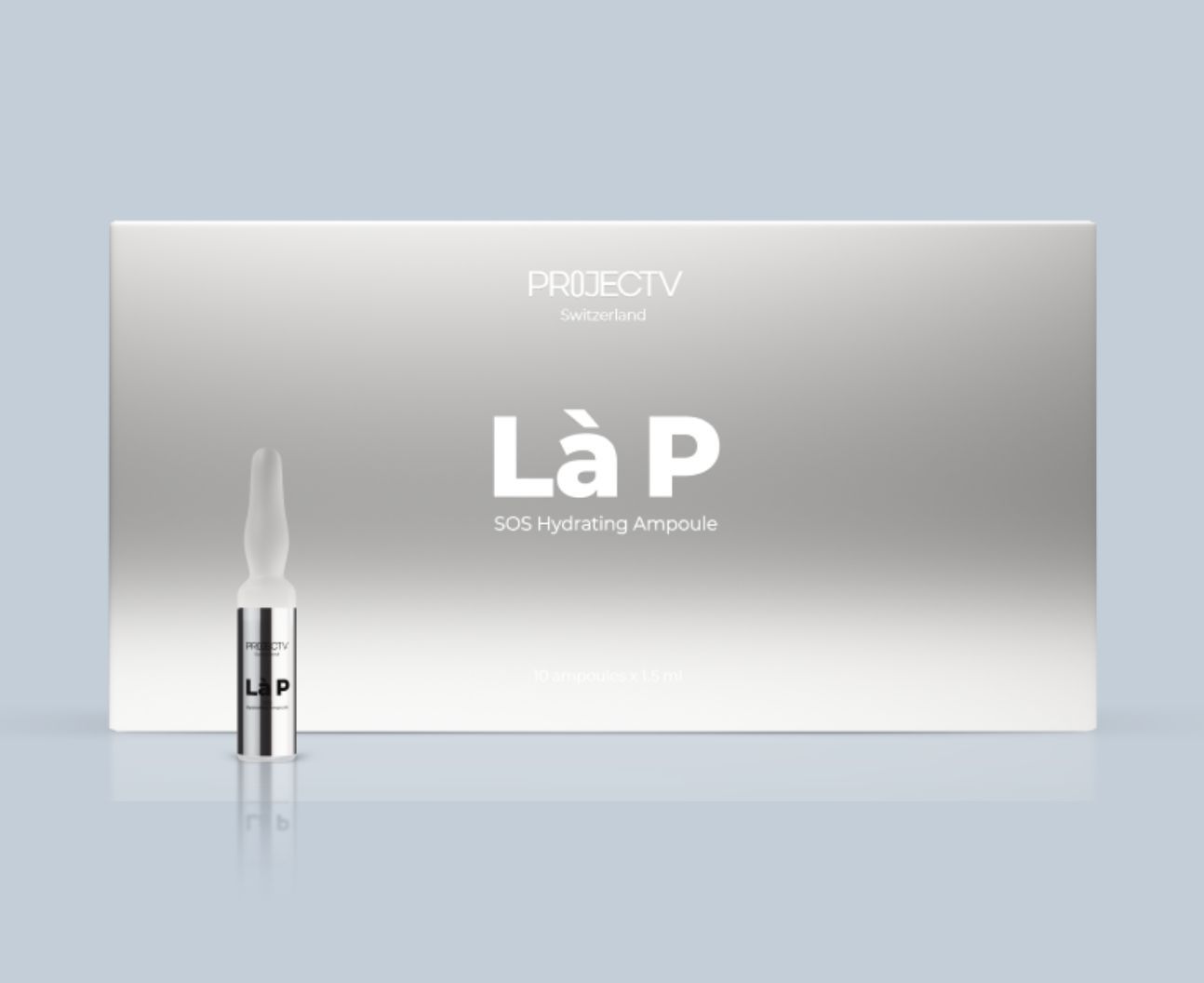 [HAPPY TẾT] Tinh chất dưỡng ẩm Là P Beauty Hit - PROJECT V - Ampoule với peptides cho da mặt (10 ống x 1.5ml) - Xuất xứ Thụy Sĩ, Hàng Chính Hãng
