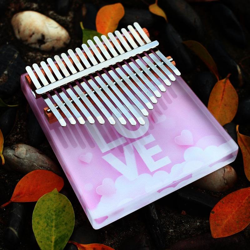 Đàn kalimba 17 phím giá rẻ full phụ kiện cho học sinh bằng gỗ gecko