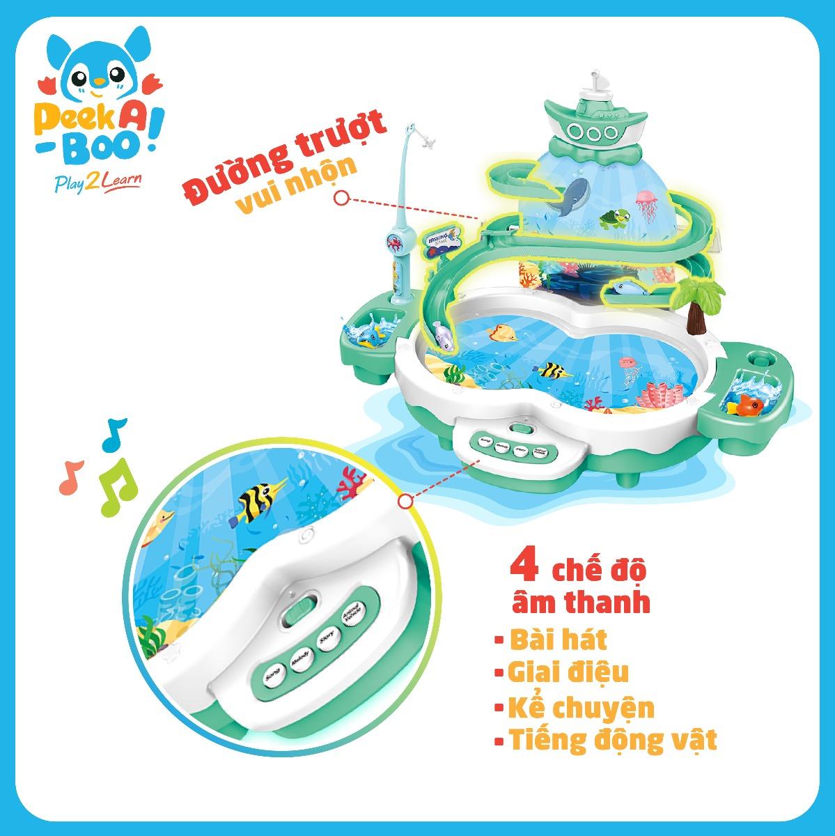 Đồ Chơi PEEK A BOO Câu Cá-Cá Heo Biết Bay Ngộ Nghĩnh PAB027