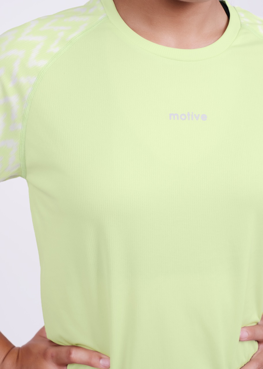 Áo Thun Thể Thao Chạy Bộ Nữ MOTIVE WM Pro Tech T-Shirt - Màu Vàng nhạt