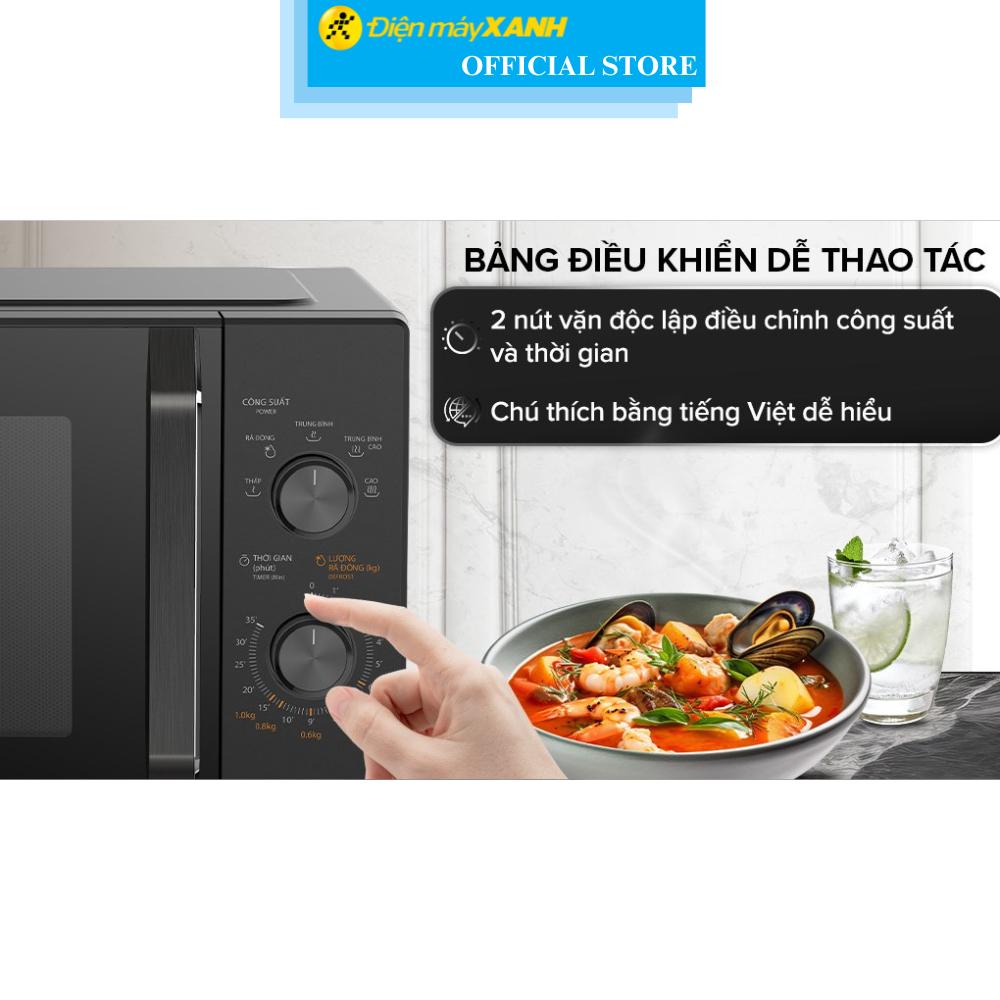 Lò vi sóng Toshiba MW3-MM25PE(BK) 25 lít - Hàng Chính Hãng