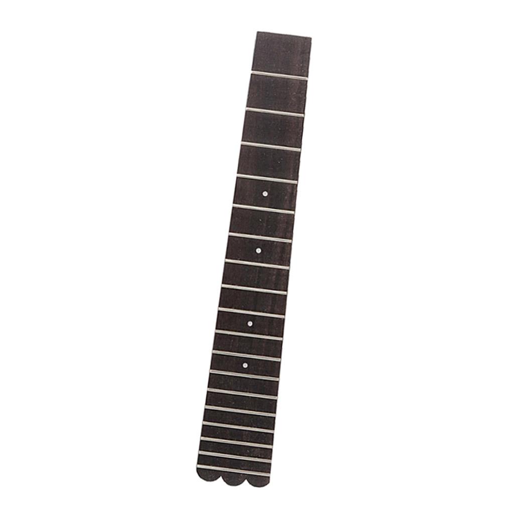 Baoblade 4 Dây Hawaii Đàn Guitar 18 Giải Tầng Fretboard Thay Thế Phần Trắng Điểm