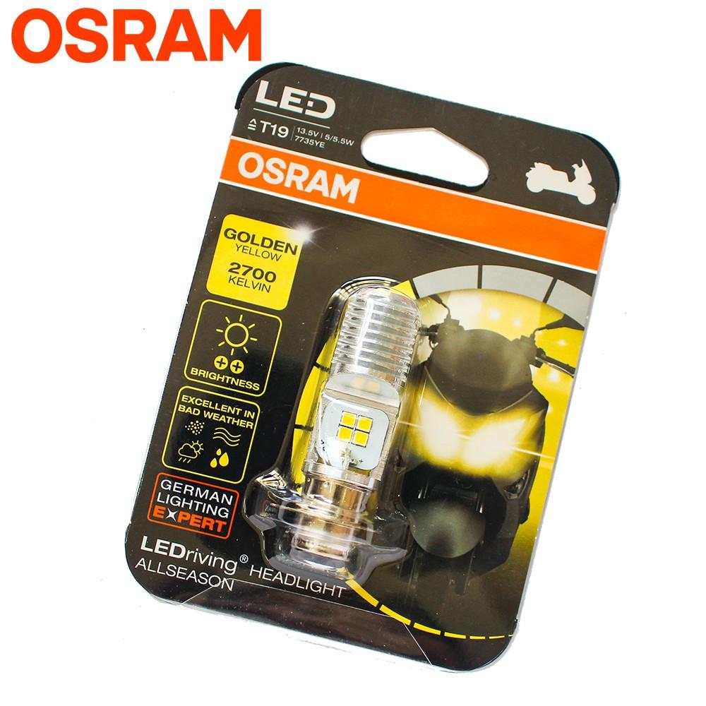 Bóng đèn LED OSRAM T19 Dream, Wave tăng sáng phá sương (7735YE) - Hàng chính hãng