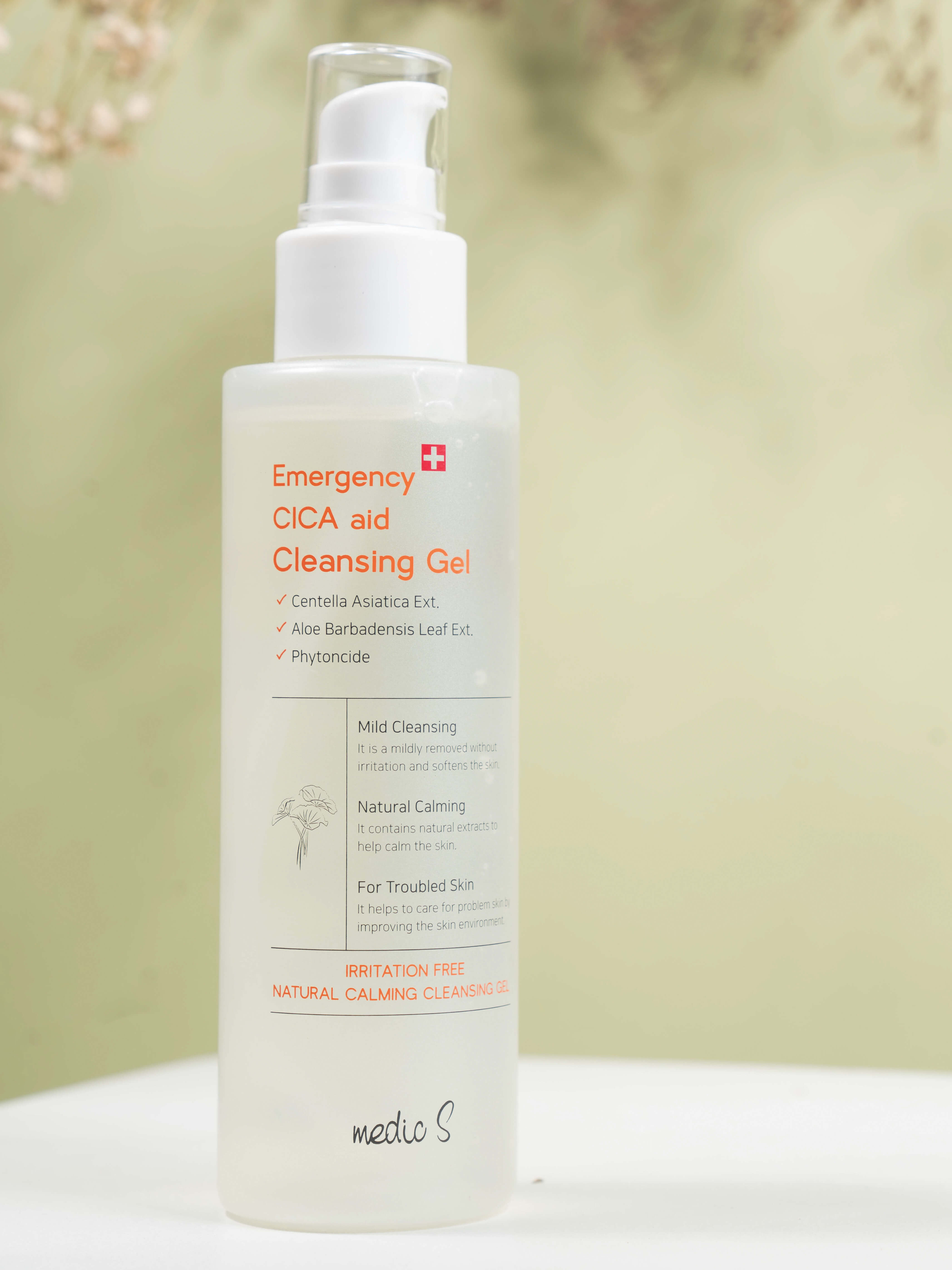 Sữa rửa mặt bảo vệ da khỏi vi khuẩn Emergency CICA aid Cleansing Gel MedicS 150ml - Giúp kiềm dầu, se khít lỗ chân lông, giữ ẩm, cung cấp dưỡng chất cho da, phù hợp mọi loại da, đặc biệt da dầu