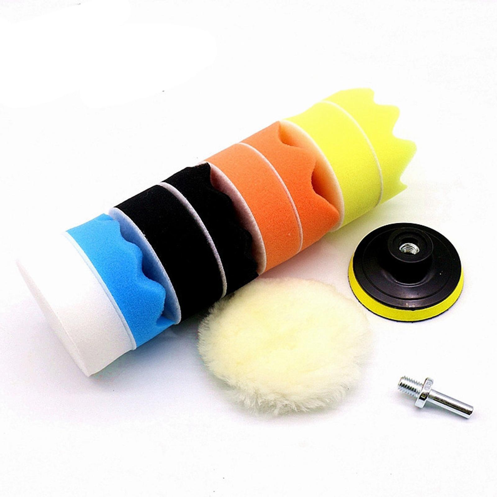 3"/4"/5" Auto Waxing Polishing Buffing Sponge Pads Car Polisher