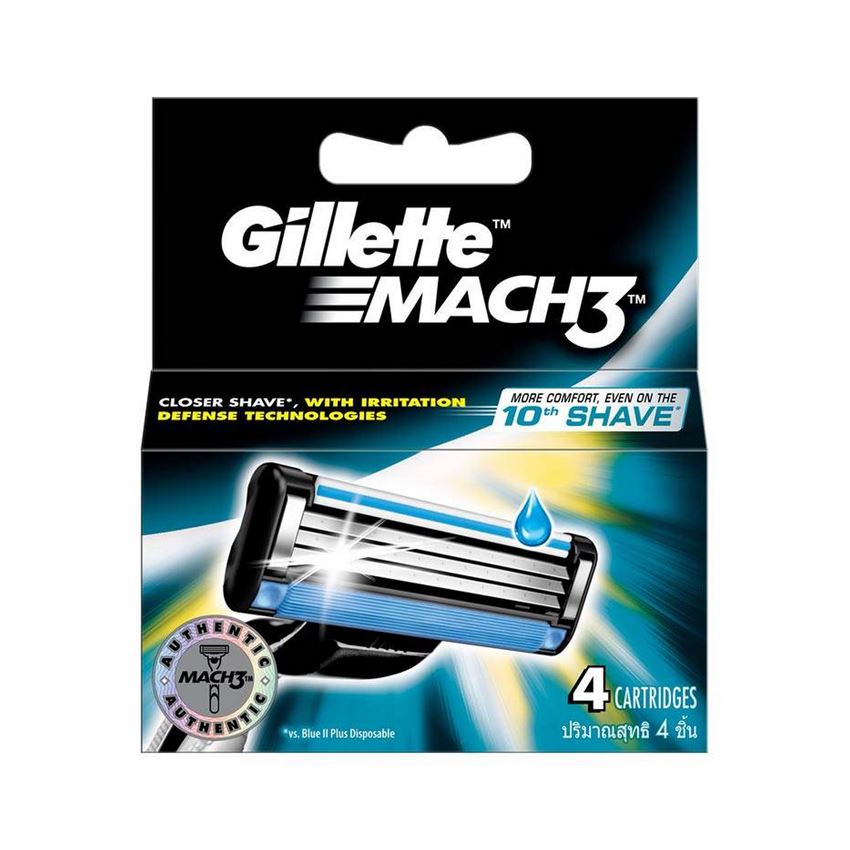 Lưỡi Dao Cạo Râu Gillette Mach3 Classic Bộ 4 Cái