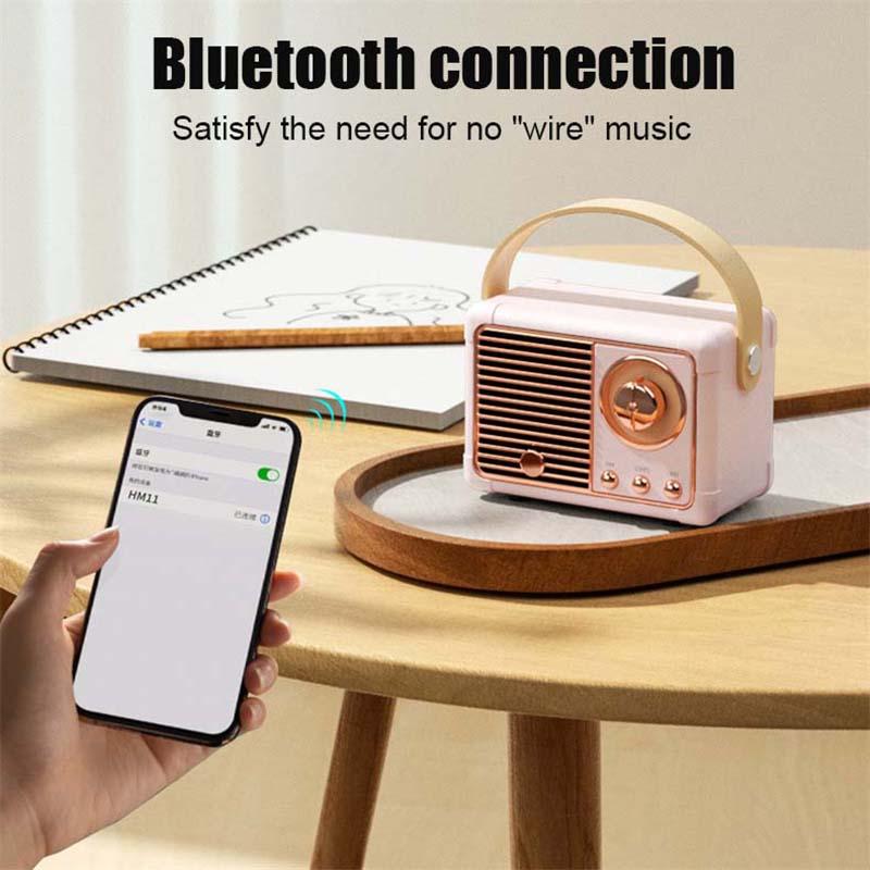 Retro Hifi Stereo Bluetooth v5 Color: Green