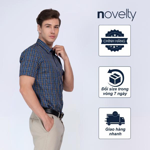 ÁO SƠ MI NAM NGẮN TAY NOVELTY REGULAR FIT RECYCLED - 240637N