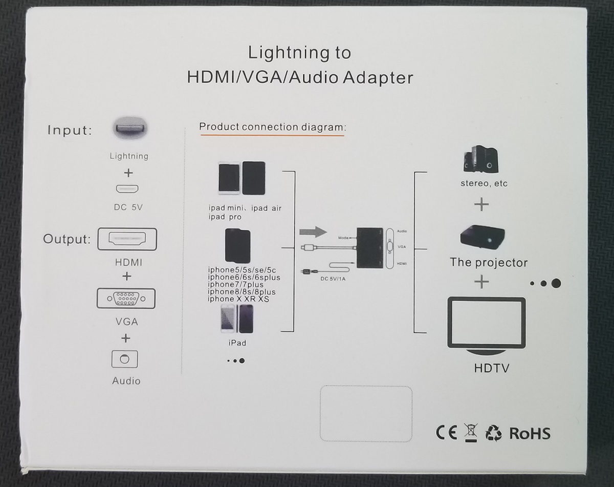 Cáp chuyển tín hiệu cho  iPhone, iPad ra tivi HDMI, VGA có âm thanh FullHD 1080p - Cáp lightning to HDMI, VGA