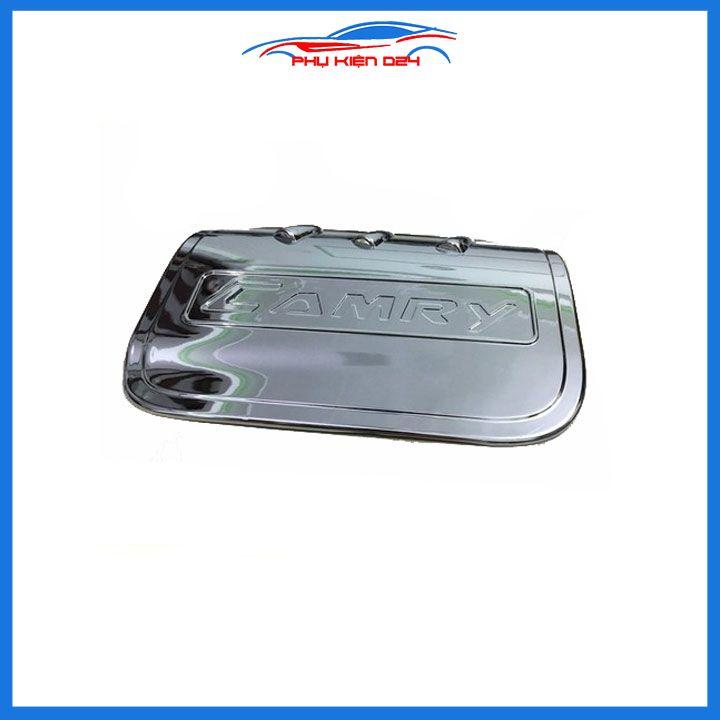 Ốp nắp bình xăng Camry 2019-2020-2021 mạ crom chống trầy trang trí ô tô