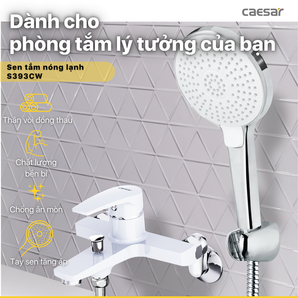 Sen tắm nóng lạnh -  S393CW