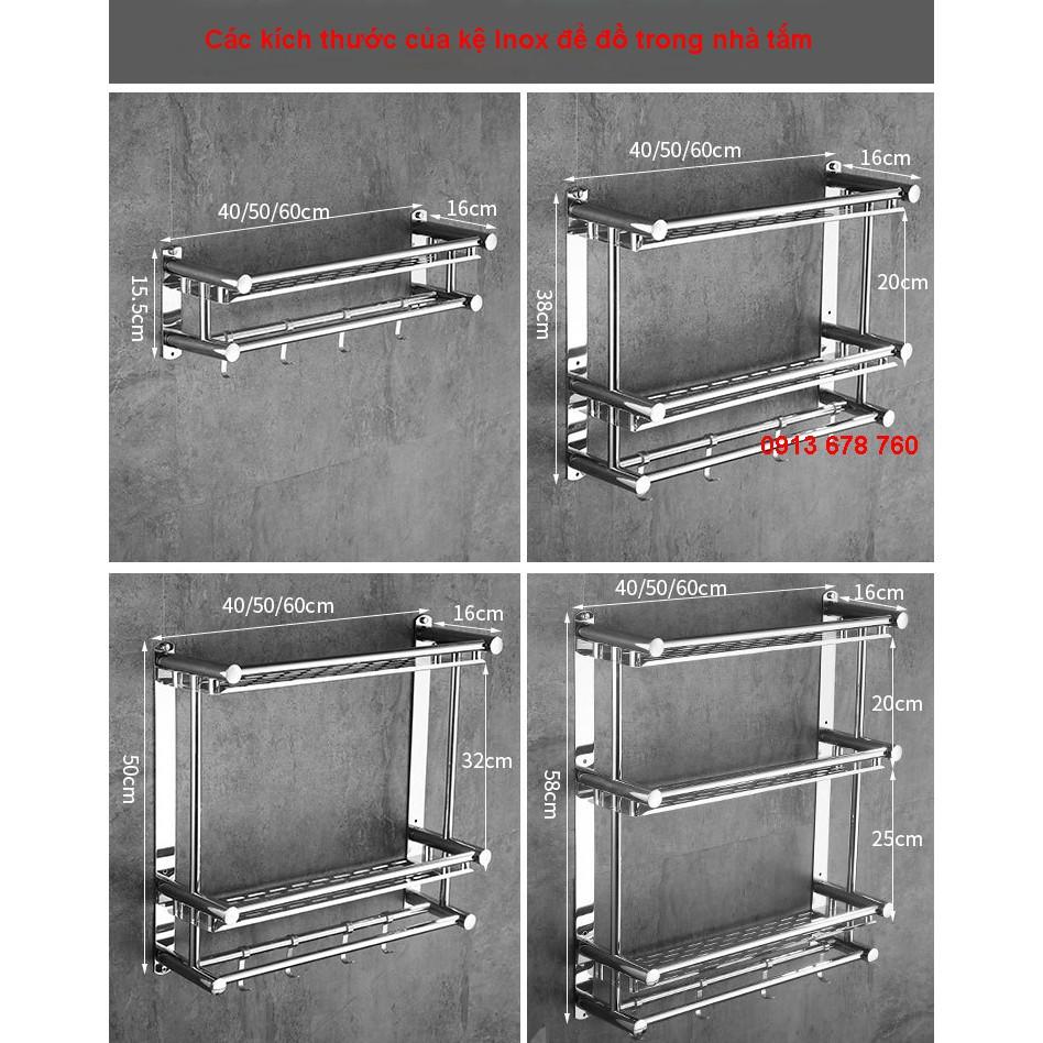 Kệ Inox nhà tắm kệ treo khăn nhà tắm bằng chất liệu Inox