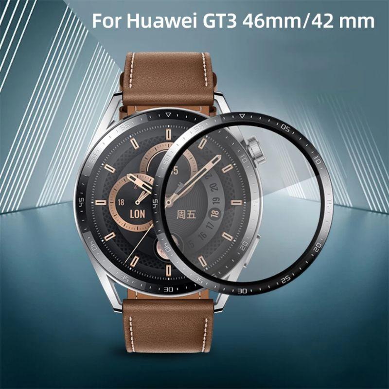 Cường lực 3D Cạnh Cong Full mặt kính cho Huawei Watch GT3 46mm / 42mm