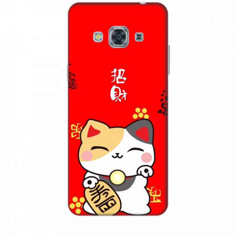 Ốp lưng dành cho điện thoại  SAMSUNG GALAXY J3 PRO 2016 Mèo Thần Tài Mẫu 1