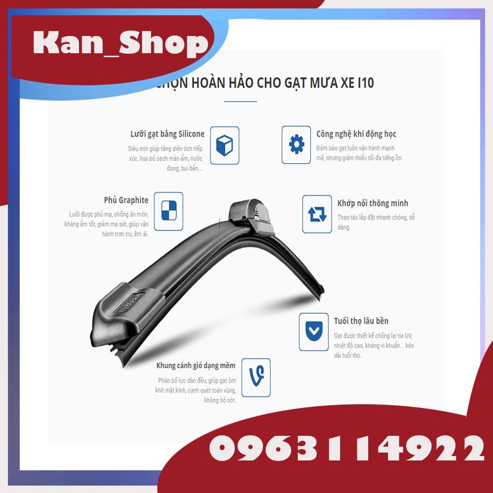 Gạt Mưa Silicone Dành Cho Xe Hyundai I10