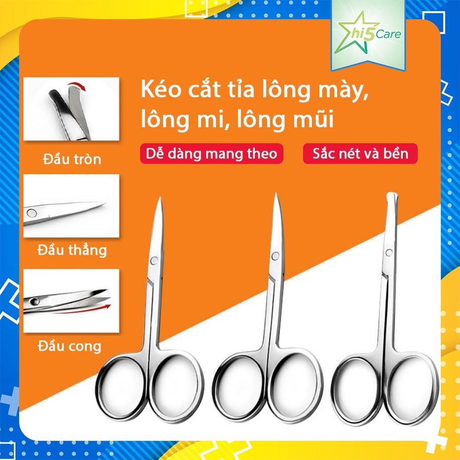 Kéo cắt tỉa lông mũi / lông mày/ lông mi bằng thép không gỉ #K2