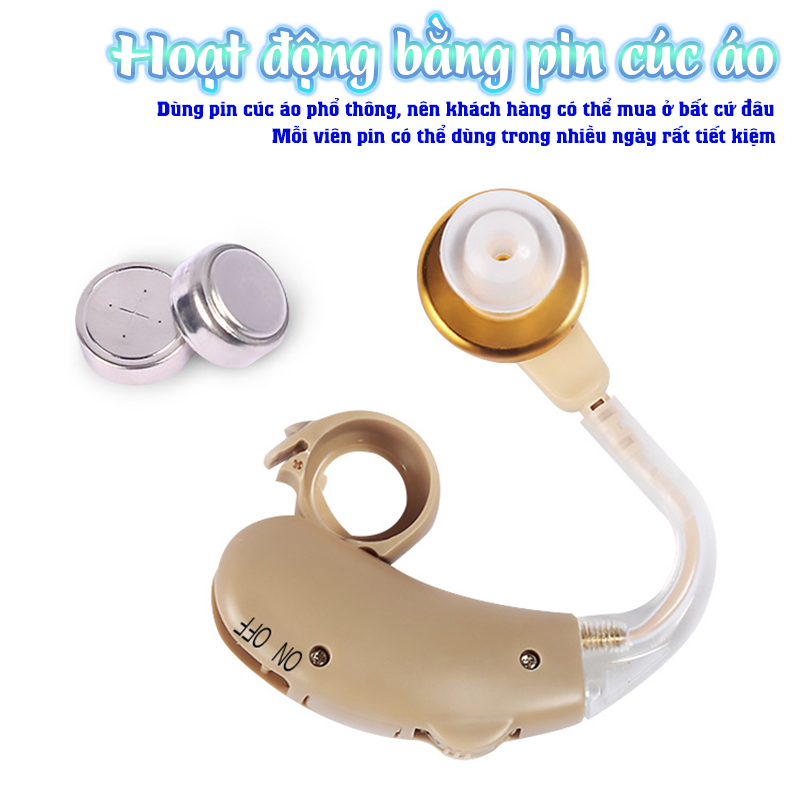 Máy (tai nghe) trợ thính không dây Axon V-189 - Kèm hộp đựng máy và phụ kiện