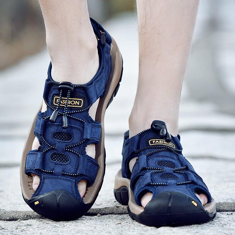 Giày Sandal Chống Trượt Thời Trang Cho Nam Size 38-47