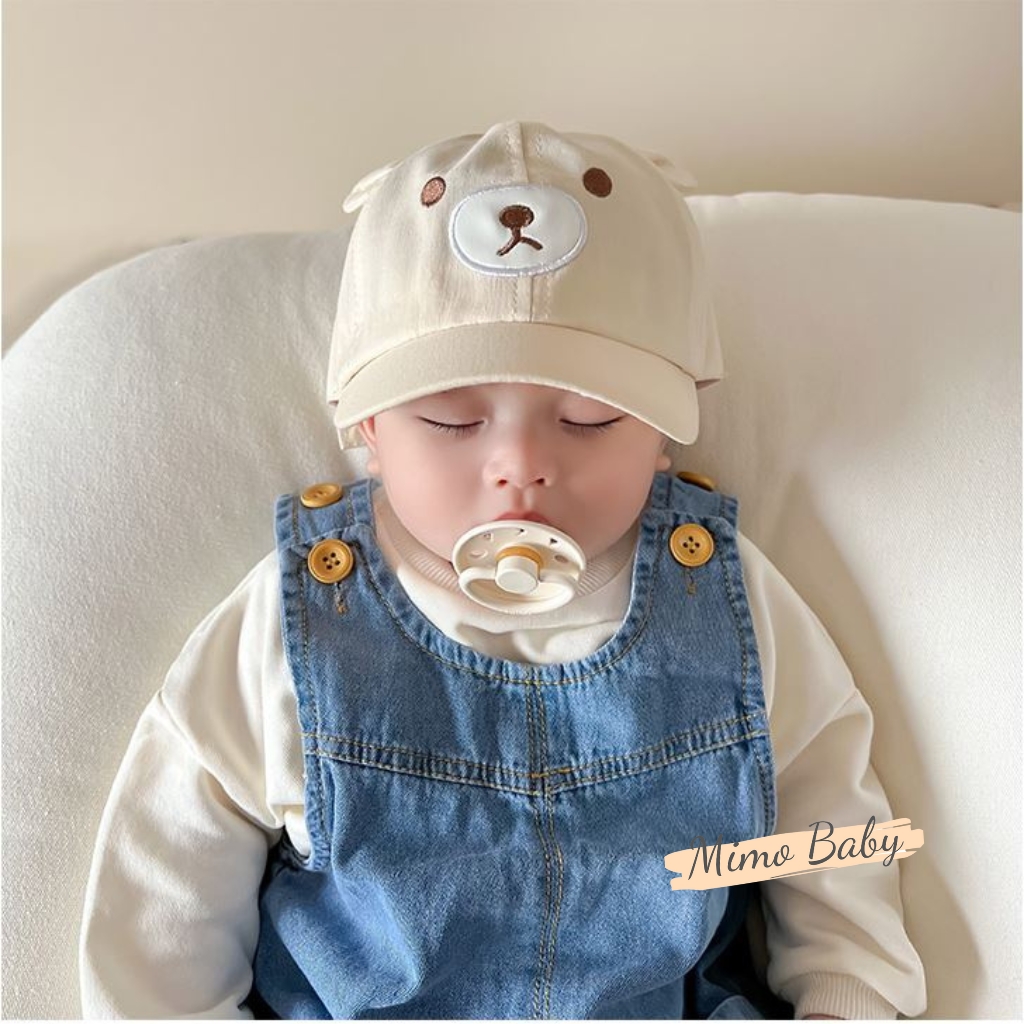 Mũ nón lưỡi trai hình mặt cún đáng yêu cho bé MH229 Mimo Baby