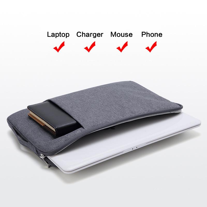Chống Nước Laptop Túi 12 13 14 15 15.6 Inch Đa Năng Máy Tính Xách Tay Ốp Lưng Cho Macbook Air Pro Túi Xách Cặp Túi túi Nam