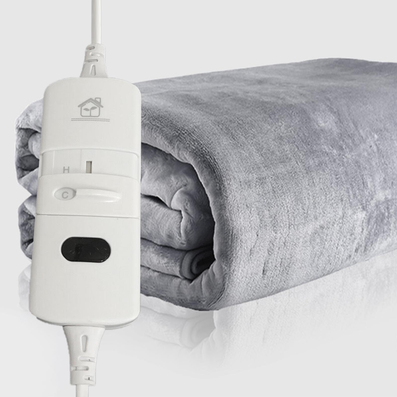 Heated Blanket Adjustable Temperature Setting for Bedroom Home Traveling Office Household