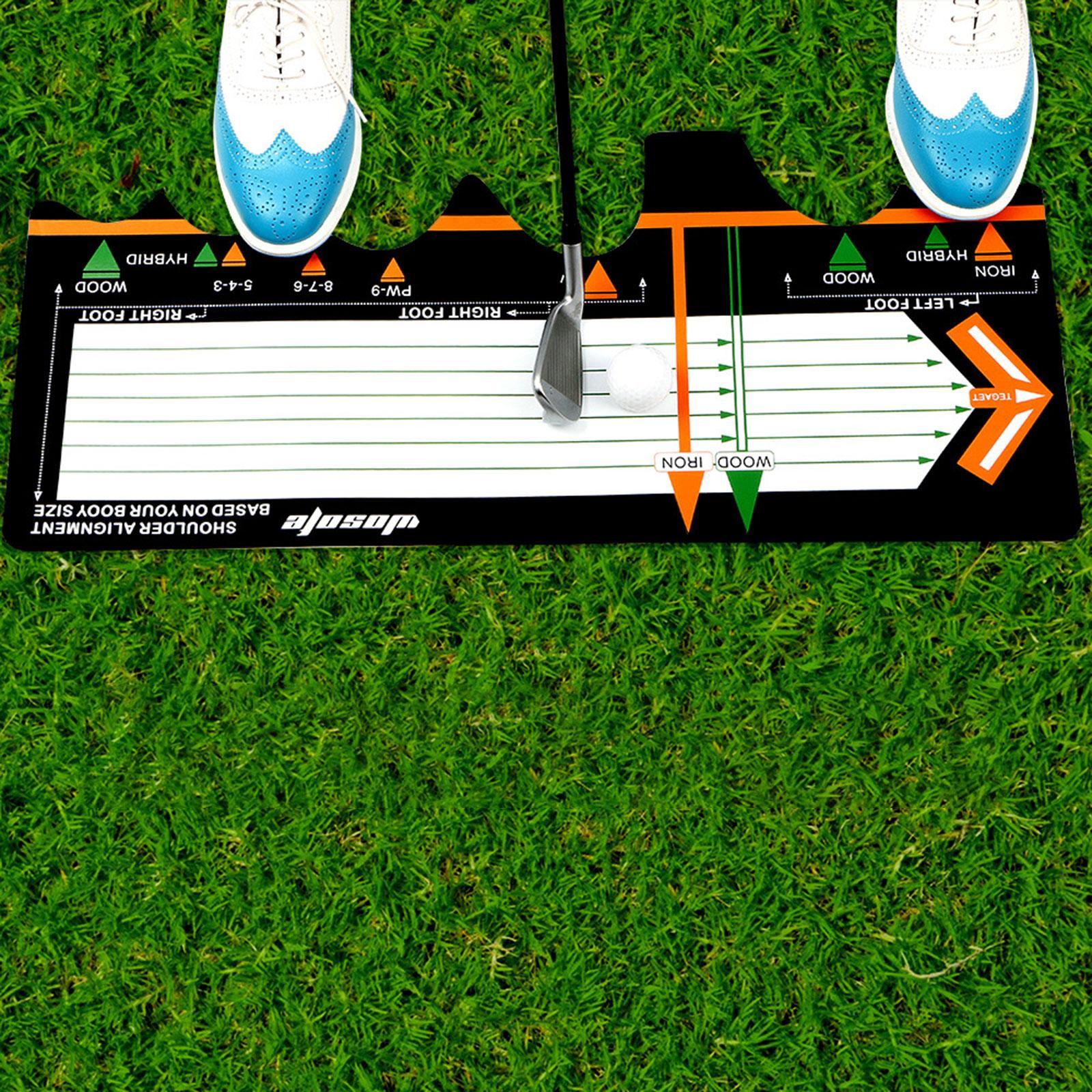 Golf Practice Swing Mat, Golf Swing Practice for Swing Detection Batting, Golf Pad for Driving Range Golf Accessories