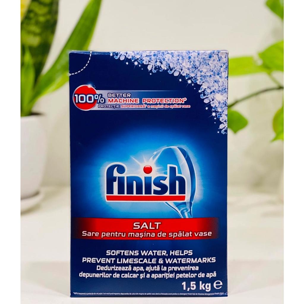 Combo Viên rửa bát Finish Eco 0%70 viên + Bóng Finish Eco 400ml + Muối Finish 1,5kg