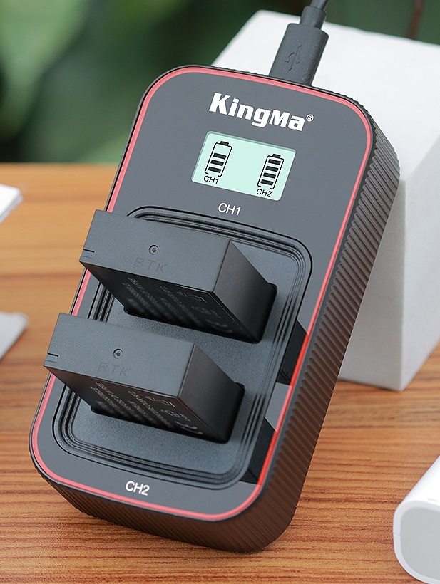Pin sạc Ver 3 Kingma cho Canon LP-E12 (Sạc Type C siêu nhanh), Hàng chính hãng