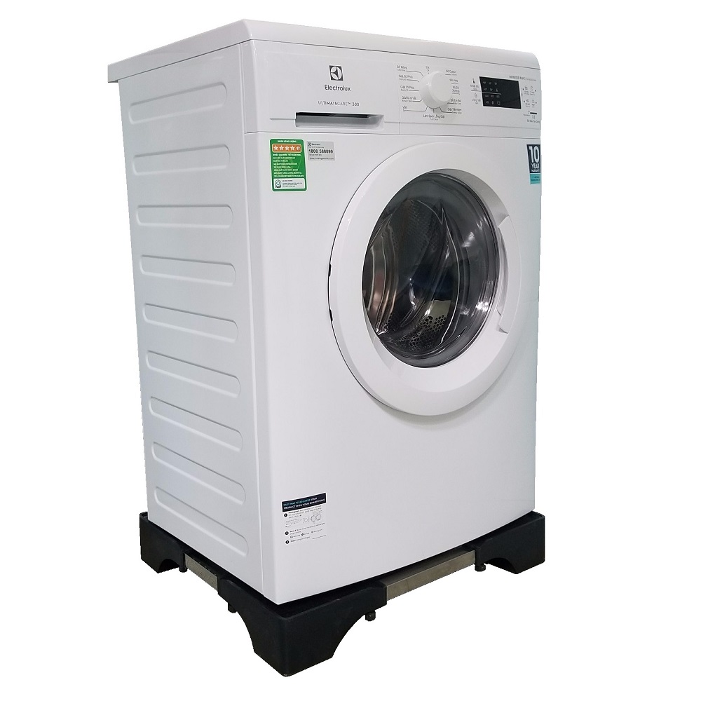 Chân đế máy giặt tủ lạnh inox lõi bê tông nặng 5kg chống rung lắc