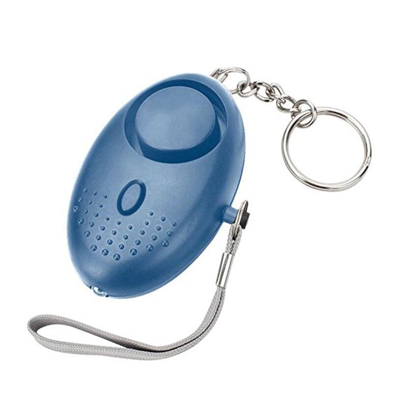 130 DB Decibels With LED Light Safety Key Chain Pedant Accessories Portable Emergency Personal Security Alarms Self-Defense