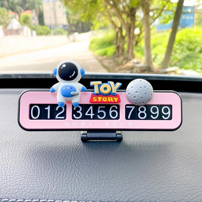 Bảng Số Điện Thoại Đỗ Xe Tạm Thời Trang Trí Nội Thất Xe Hơi