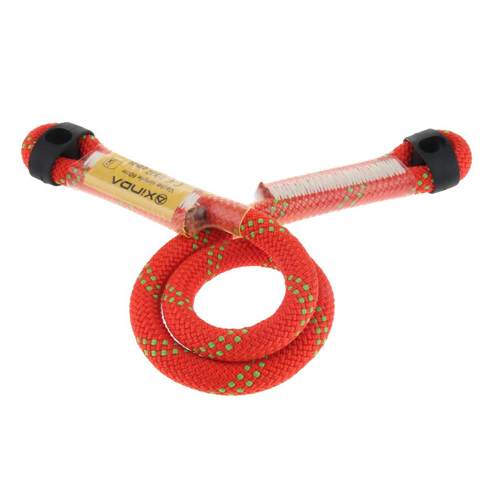 Outdoor Rock Climbing Nylon Pre-sewn Eye-to-Eye Prusik Loop Rope Lanyard 60cm