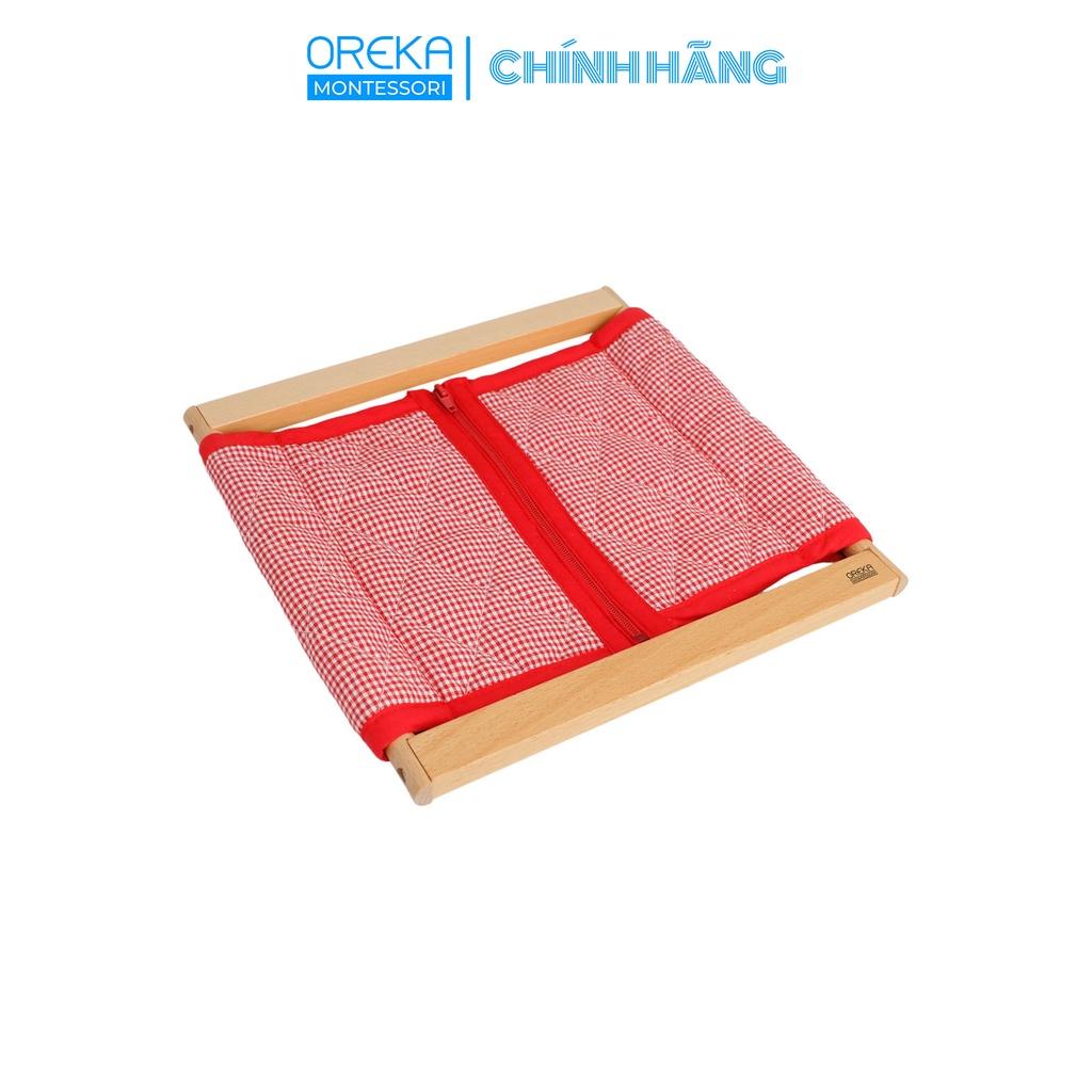 Đồ chơi trẻ em Oreka Montessori Khung vải Sơ sinh & Tập đi: Khóa kéo - 0170200