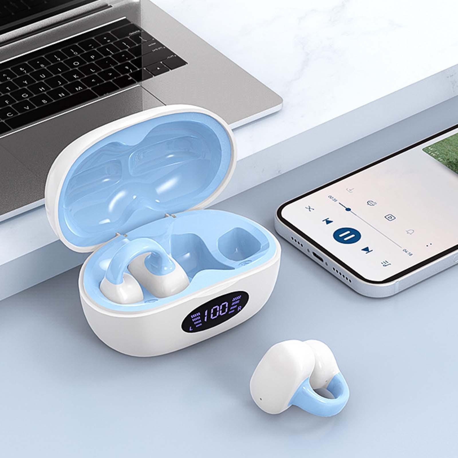 Wireless Clip on Headphones Open Ear Headphones for Music Outdoor