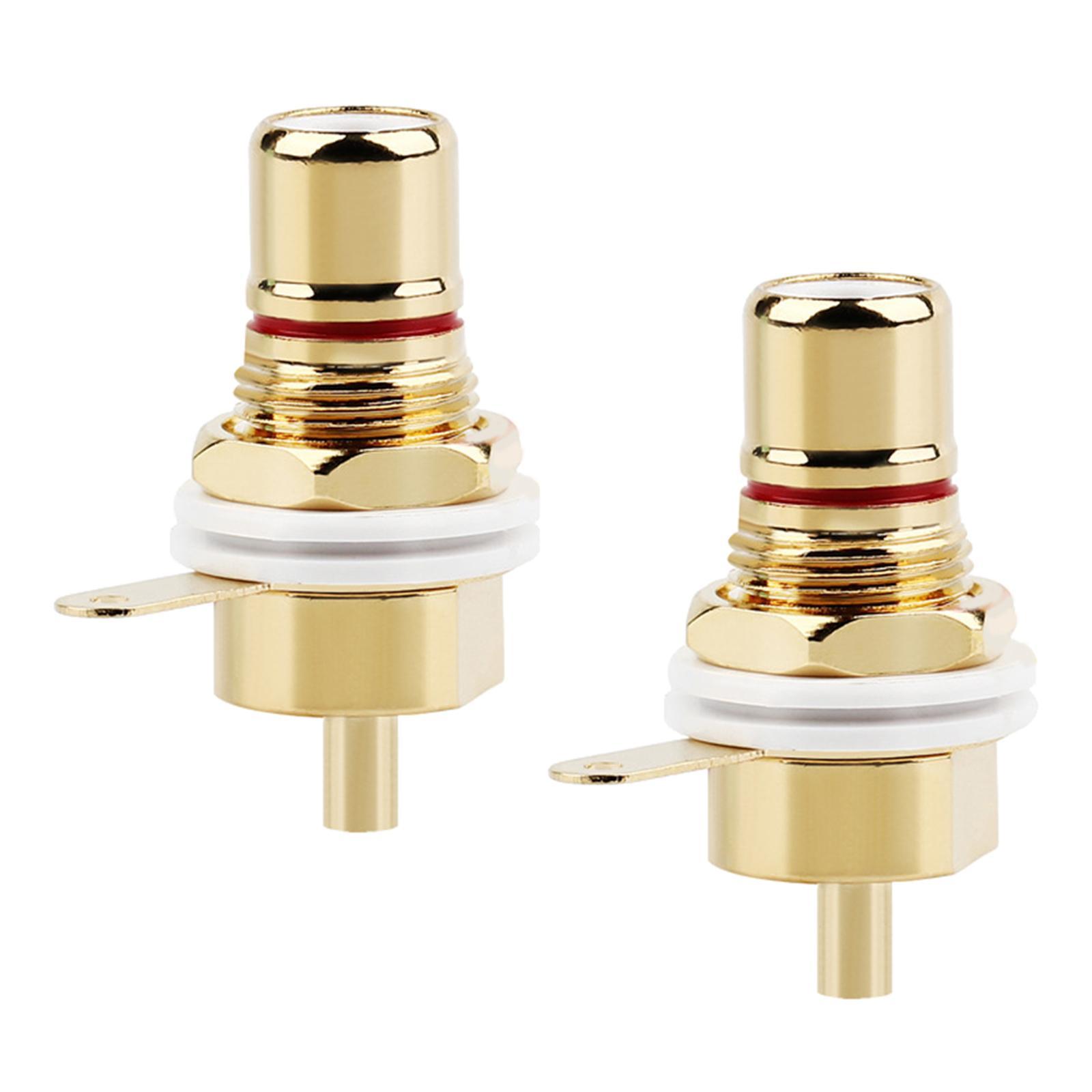 2Pcs 1 Female Socket Connectors Terminal Easy to Install for Computer