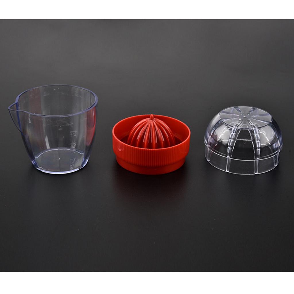2pcs Juice and Pour Compact Juicer Squeezer Lemon/Lime Citrus Extractor Red