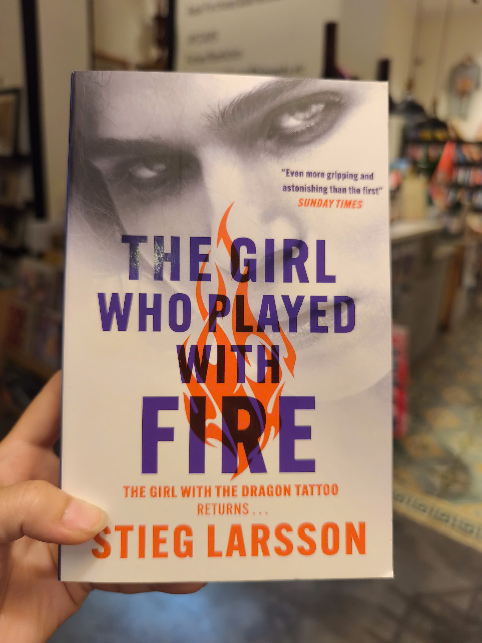 Sách - The Girl Who Played with Fire: the hair-raising sequel to The Girl With The Dragon Tattoo by Stieg Larsson