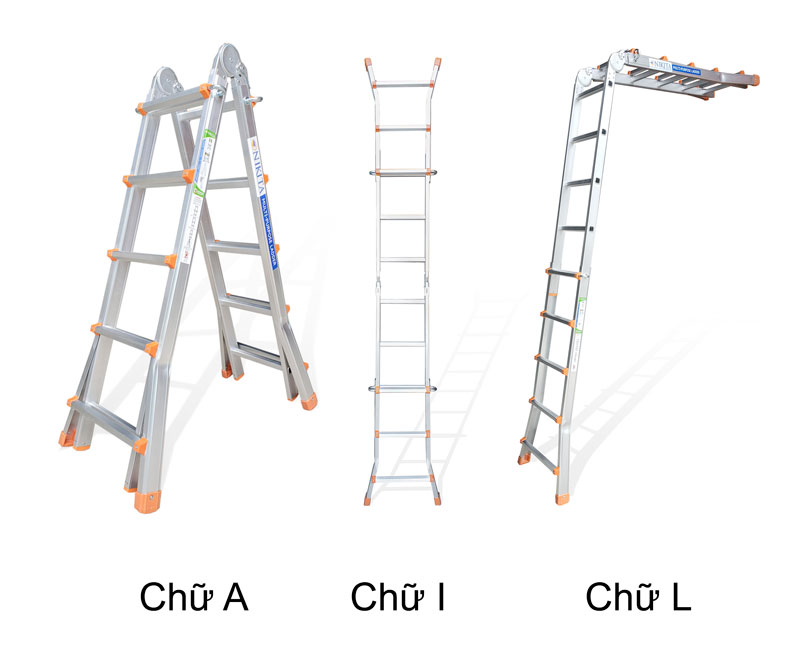 Thang nhôm trượt đa năng, nhiều tư thế sử dụng, Hàng chính hãng NIKITA AM03