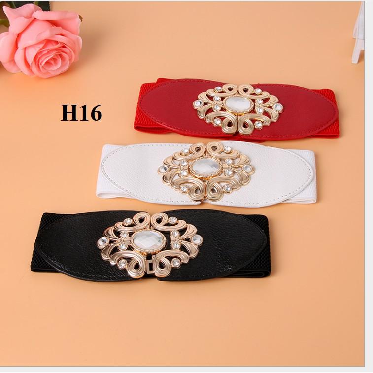 10 mẫu dây đai nịt váy đính đá 6cm siêu xinh