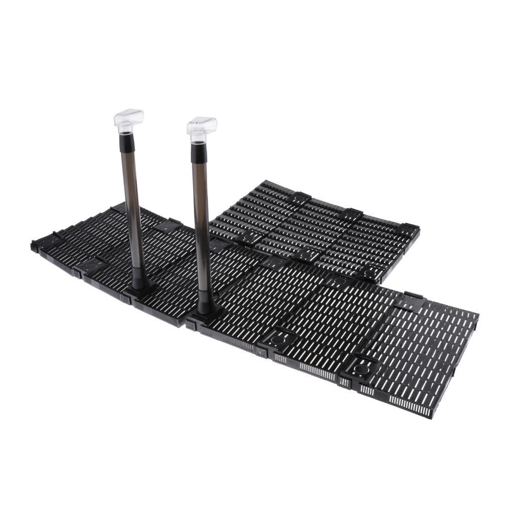Fish Tank Undergravel Plastic Filter Board Aquarium Filter Board Black