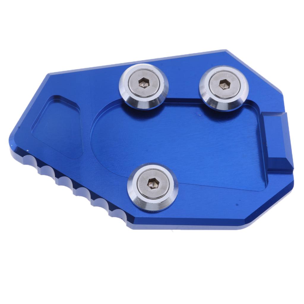 Blue Heavy Duty Motorbike Kickstand Stand Extension Plate for Honda CB1000R