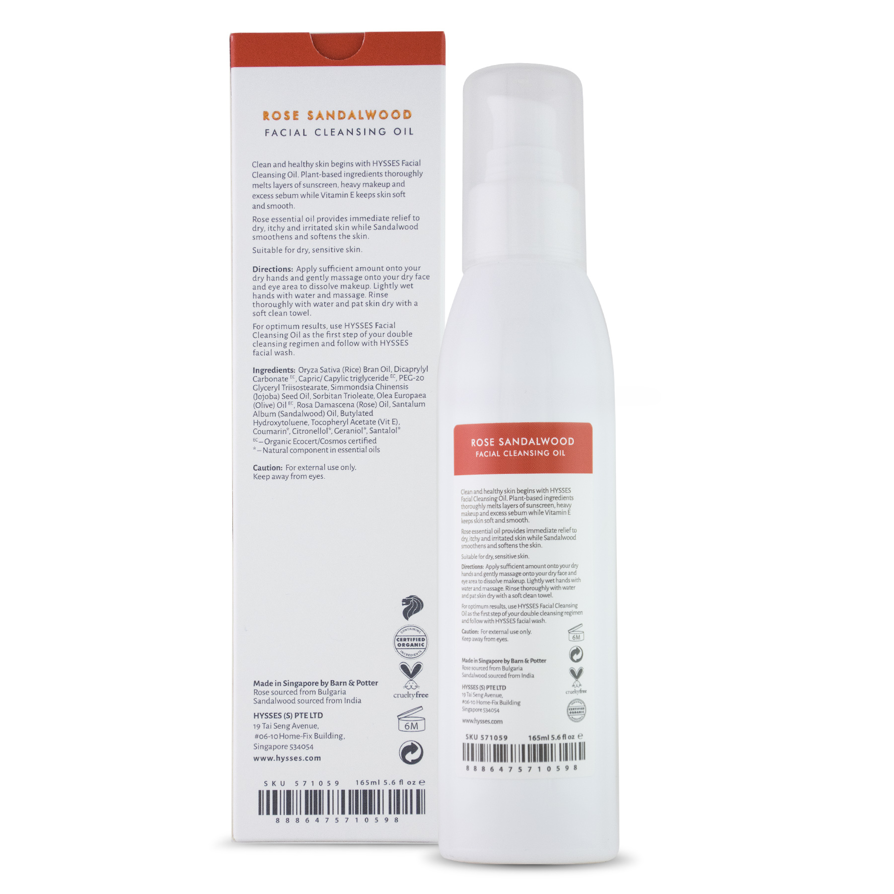 Dầu Tẩy Trang Cao Cấp Hysses Cleansing Oil Làm Sạch Sâu Lớp Tẩy Trang Và Bụi Bẩn, Làm Trắng Da, Mờ Vết Thâm, Sẹo Mụn Với Tinh Dầu Gỗ Đàn Hương - Hoa Hồng Hữu Cơ Tự Nhiên