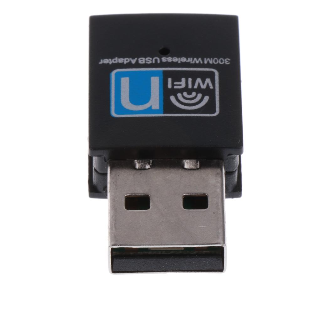 2Pcs 300Mbps USB WiFi Adapter Wireless Lan Network Card Adapter Wifi Dongle